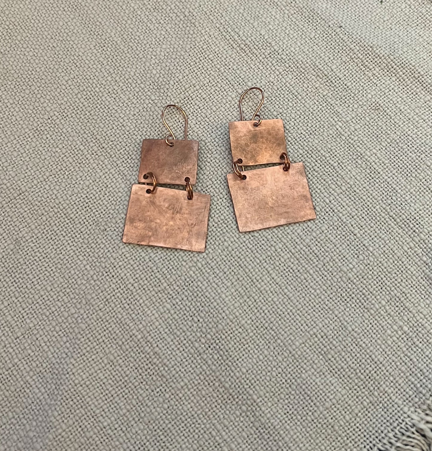 Copper On Copper Earrings